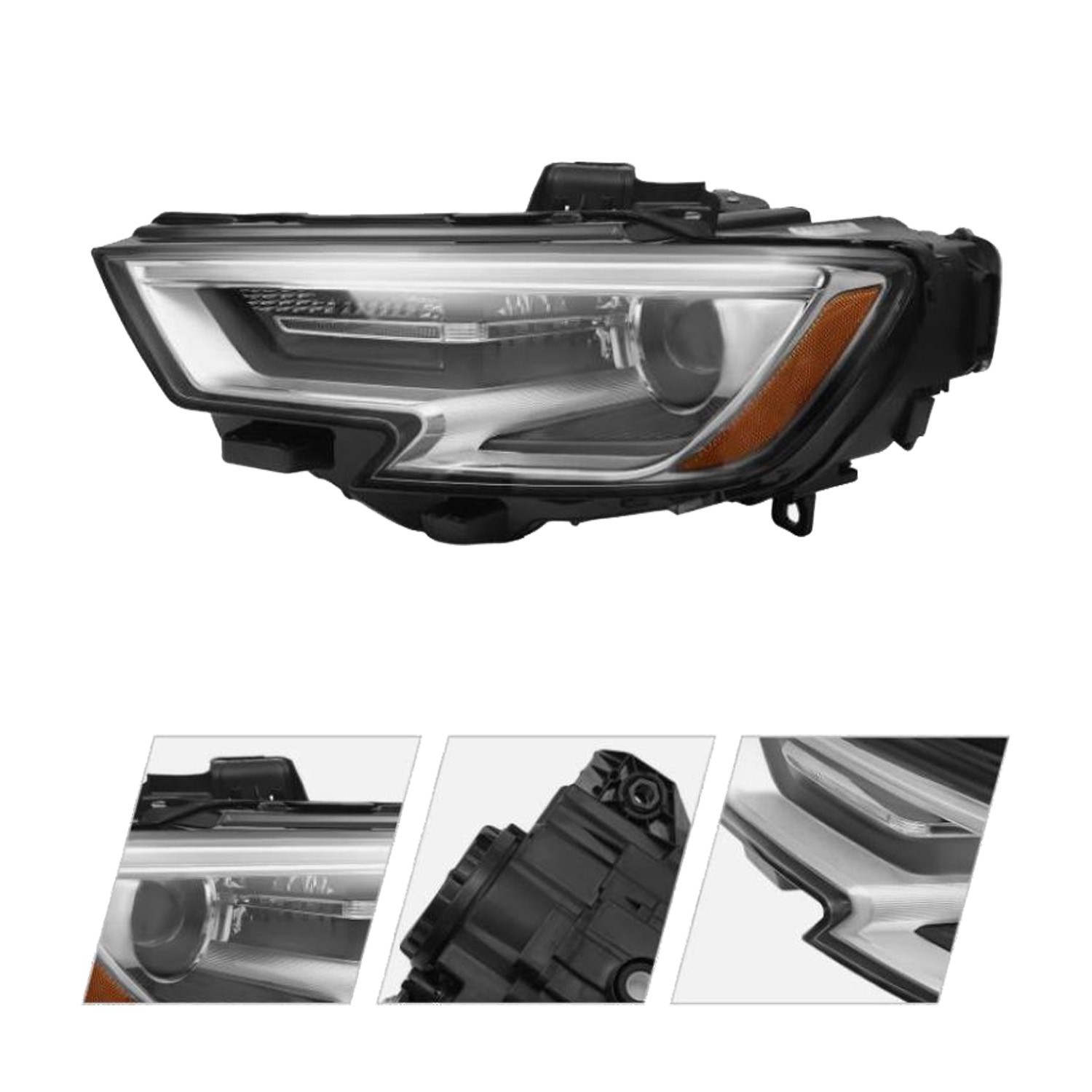 HID Left Driver Side Headlight Front Headlight Assembly For 2017-20 Audi A3