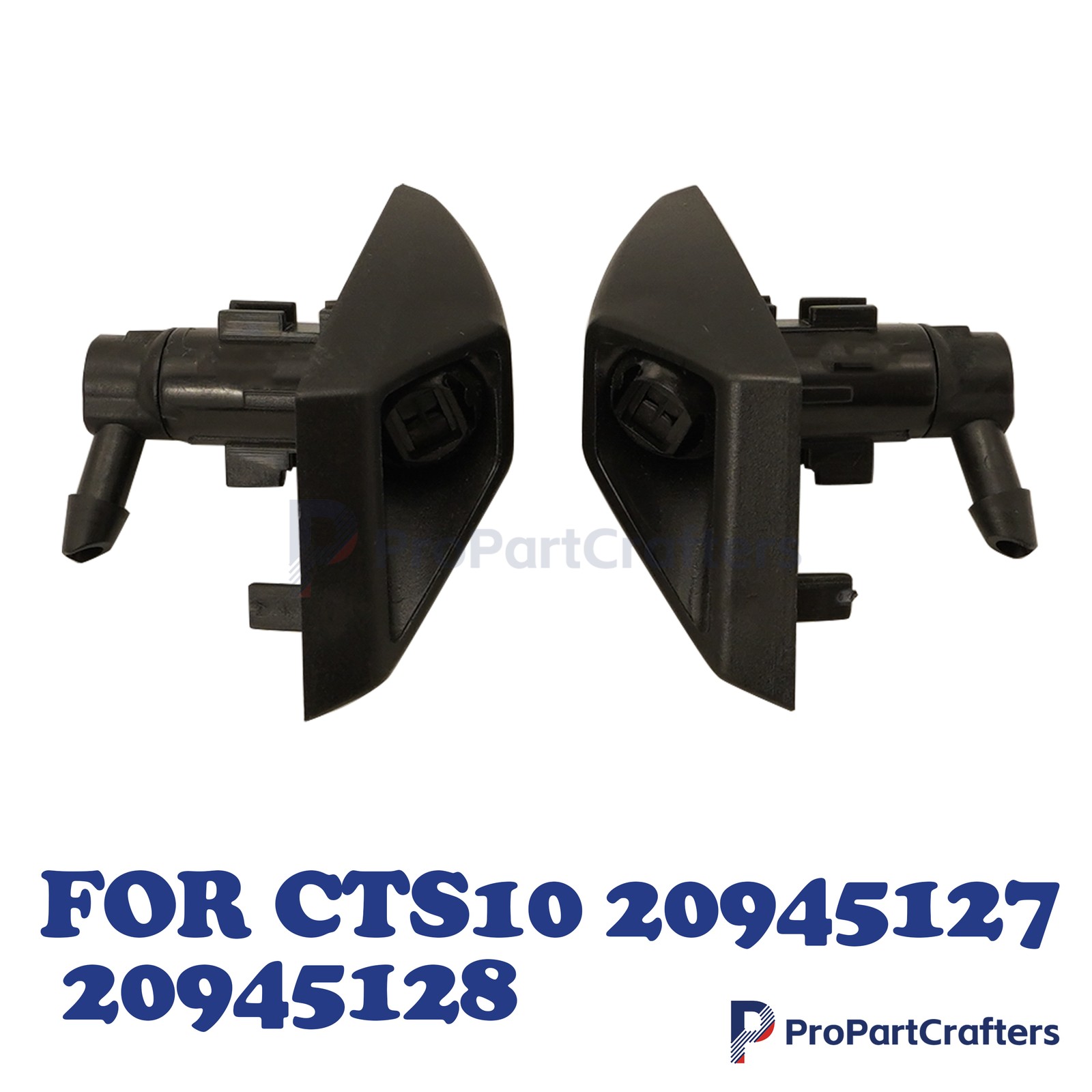 20945127 20945128 Front Right & Left Headlight Spray Nozzle Injectors For CTS10