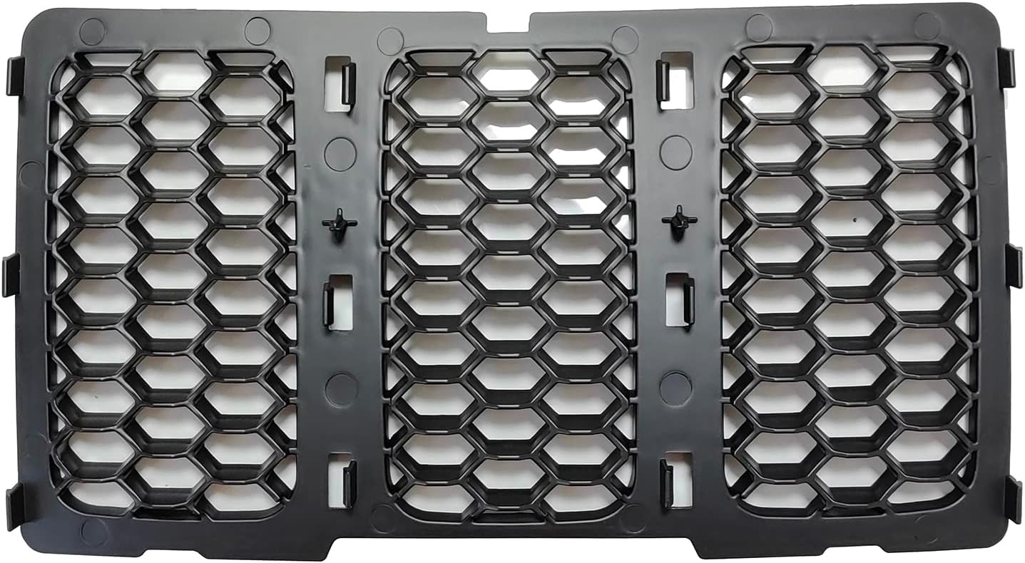 Black Mesh Grille Insert Kit Front Grill Cover For Jeep Grand Cherokee 2014-2016