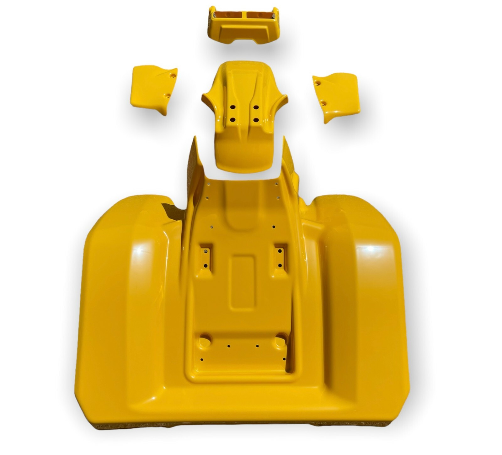 KTX Pro HONDA ATC 350X 85-86 YELLOW PLASTIC HEADLIGHT, SIDE,FRONT & REAR SET