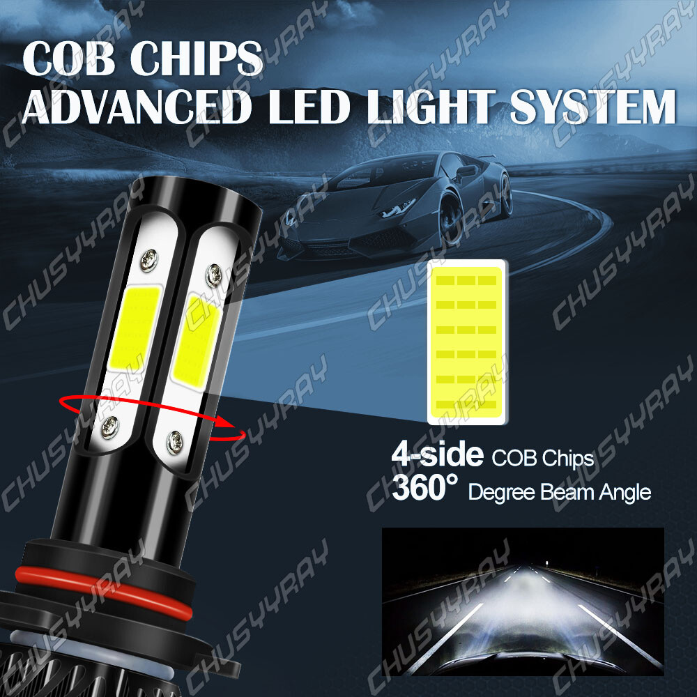 6000K For GMC Yukon Denali 2004 2005 Combo 6x LED Headlight +Fog Light Bulbs Kit