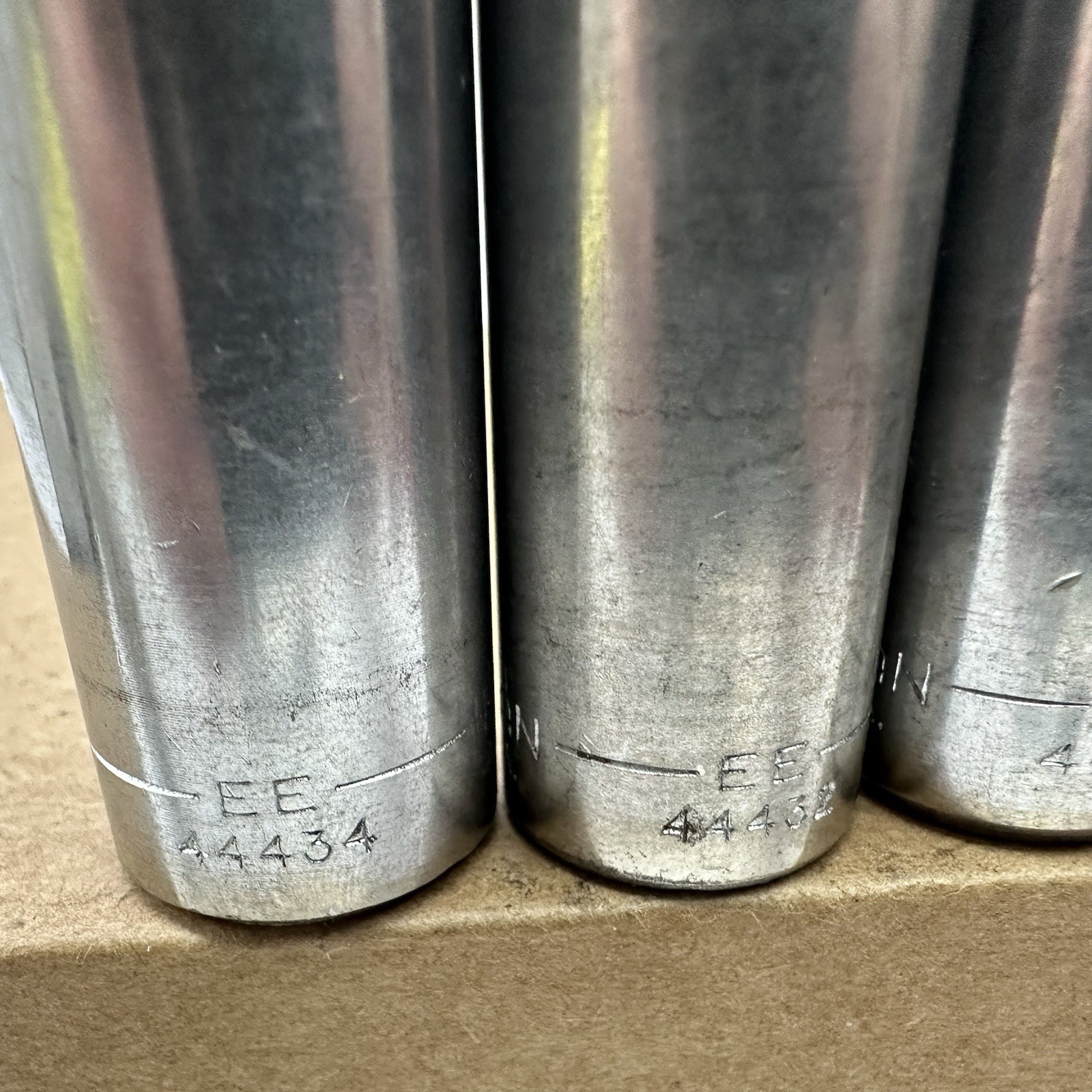 Craftsman Deep Socket Set 3/8” Drive EE Series 6 Point 1214,15,17mm USA Vintage