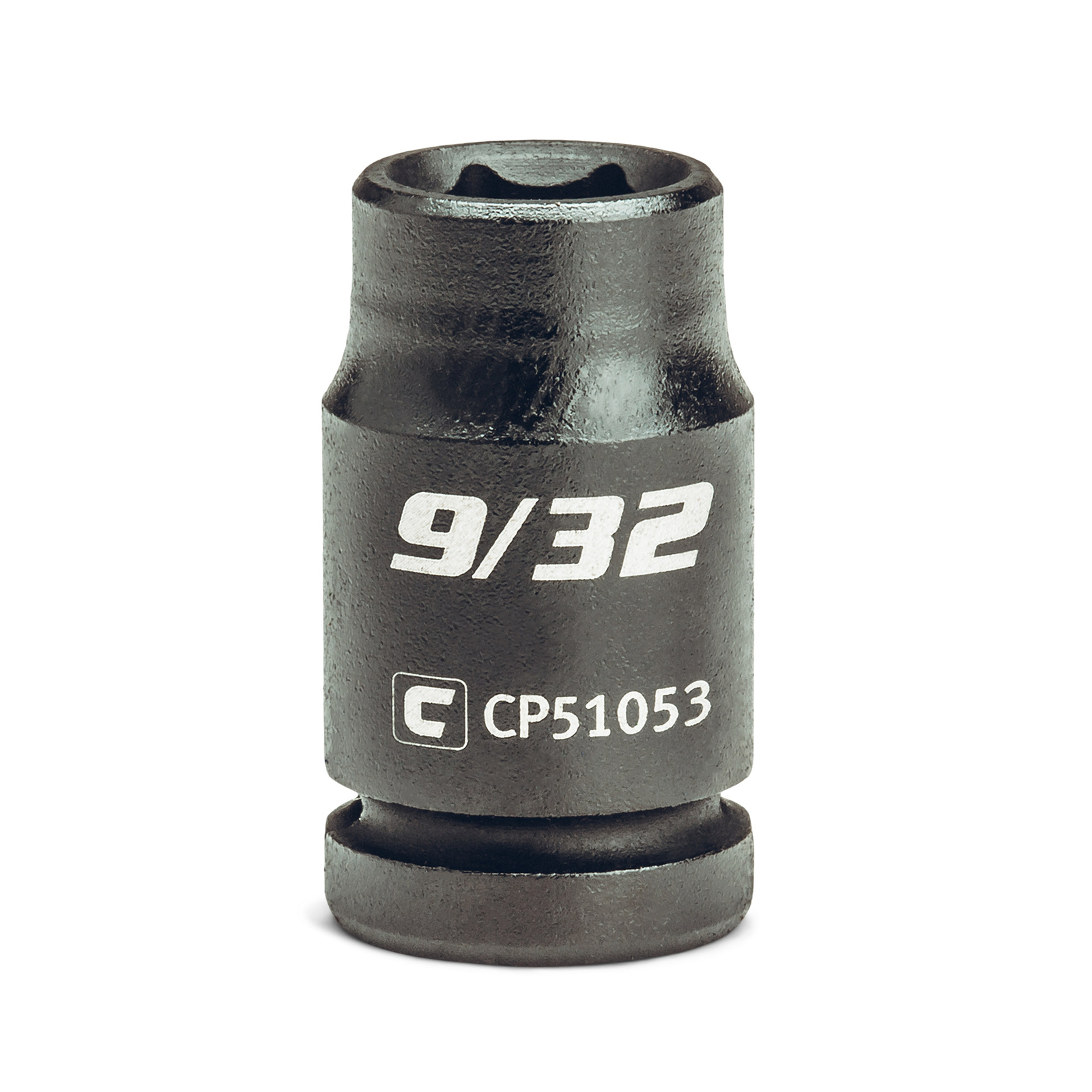 Capri Tools Shallow Impact Socket, 1/4 in. Drive, 6-Point, SAE 3/16 to 9/16 in