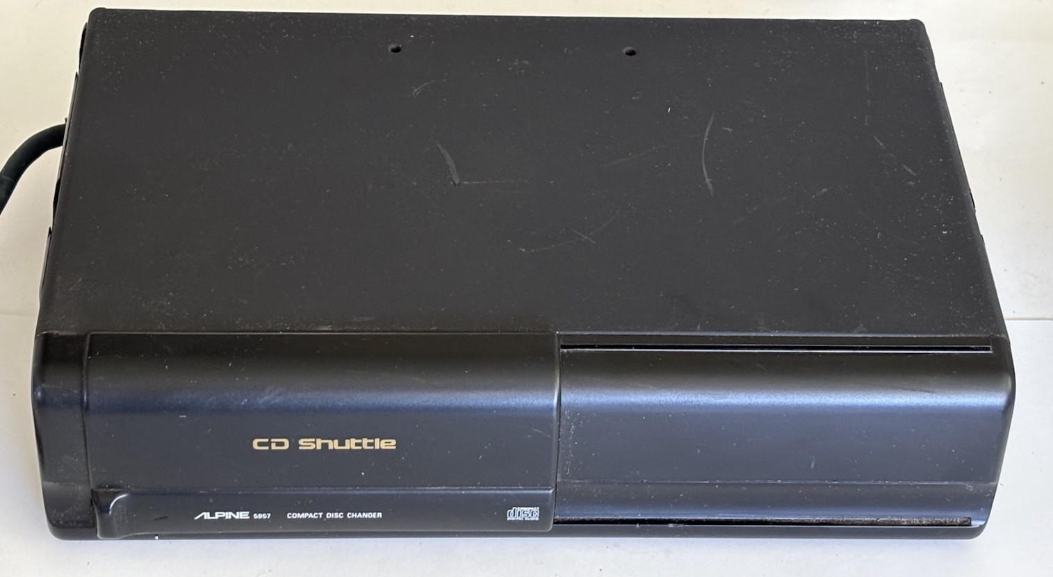 1980s Alpine Shuffle CD CHANGER Model 5957 Compact Disc Changer