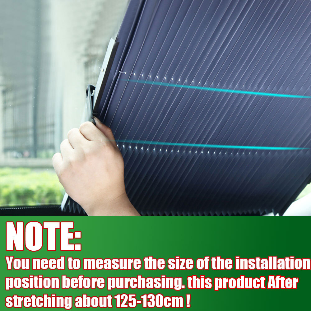 Universal Truck Car Front Windshield Sunshade Visor Curtain Cover Accessories