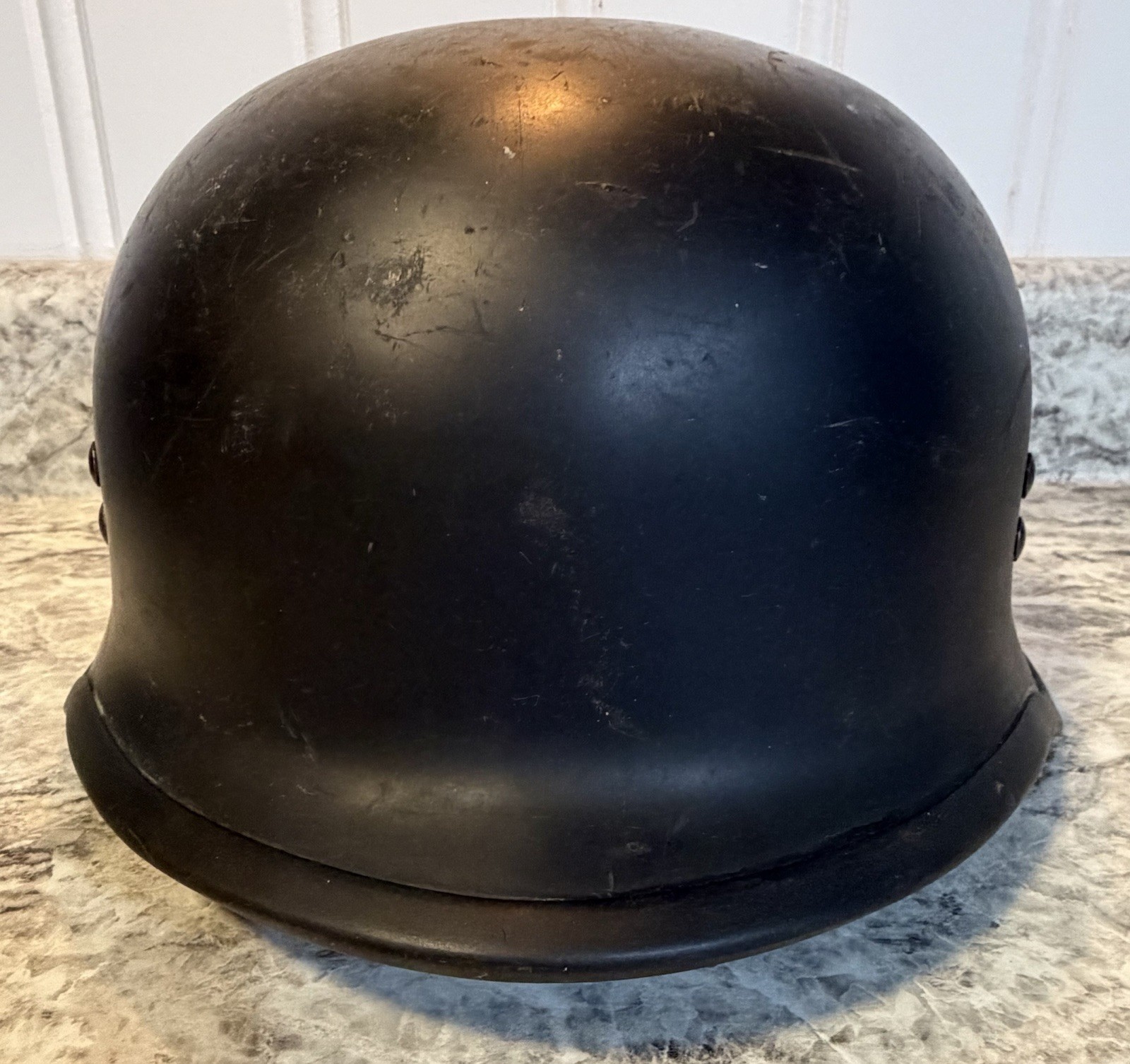 Motorcycle 1/2 Helmet XL Fly Racing German Beanie Style Black 9MM