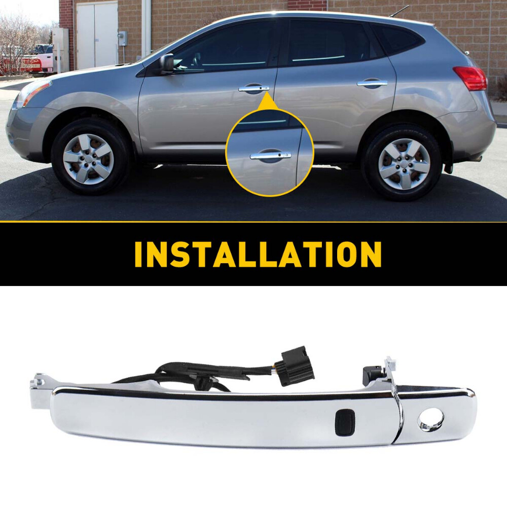 Front Left Door Handle Front Driver Side 80645-CA000 for 2010-2013 Nissan Rogue