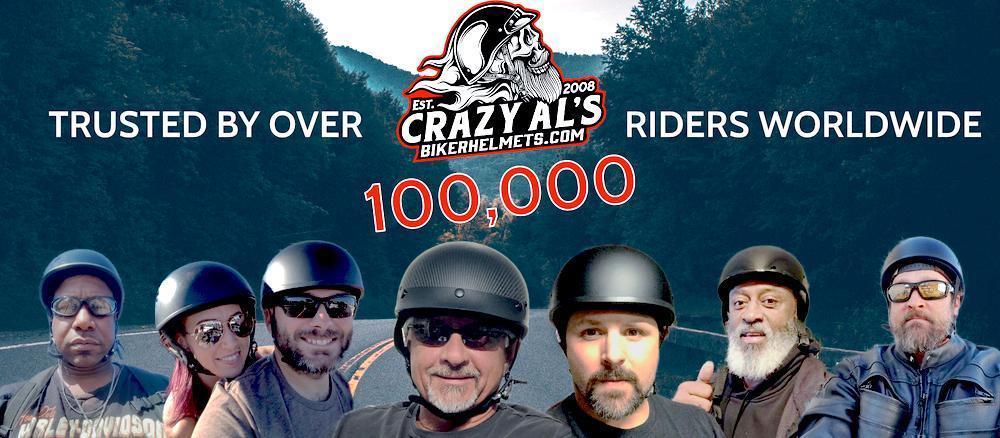 Crazy Al’s/ WSB World’s Smallest Lightest FLAT BLACK– DOT German Helmet- REAL