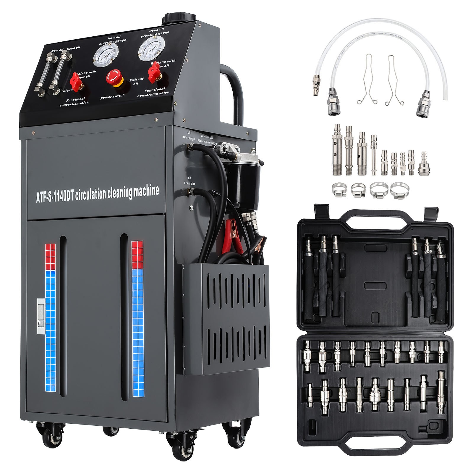 Auto Transmission Fluid Exchanger DC12V 120W Metal Plastic Black Gray Kit