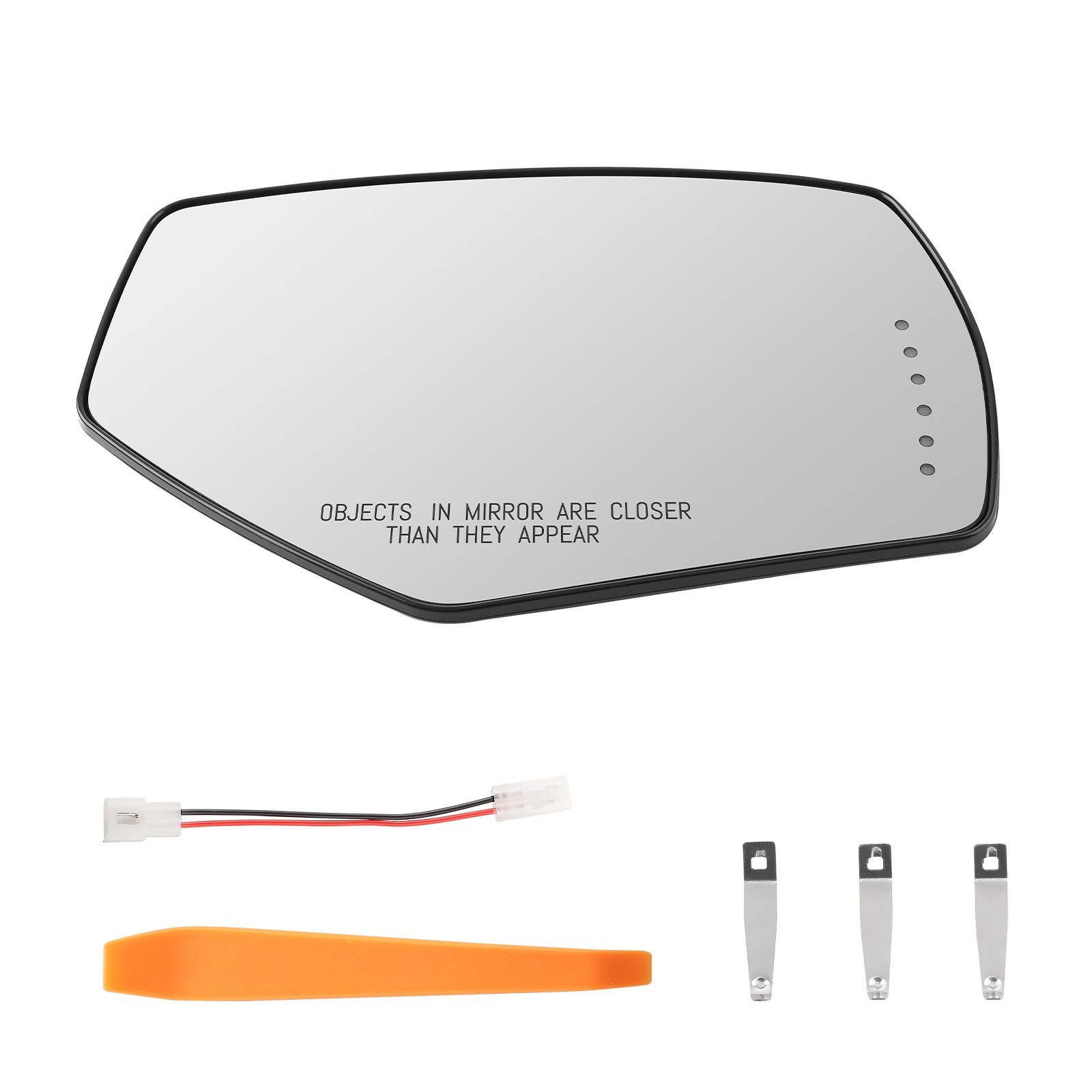 Passenger Side Mirror Glass Heated with Signal For Silverado Sierra 2014 -2018