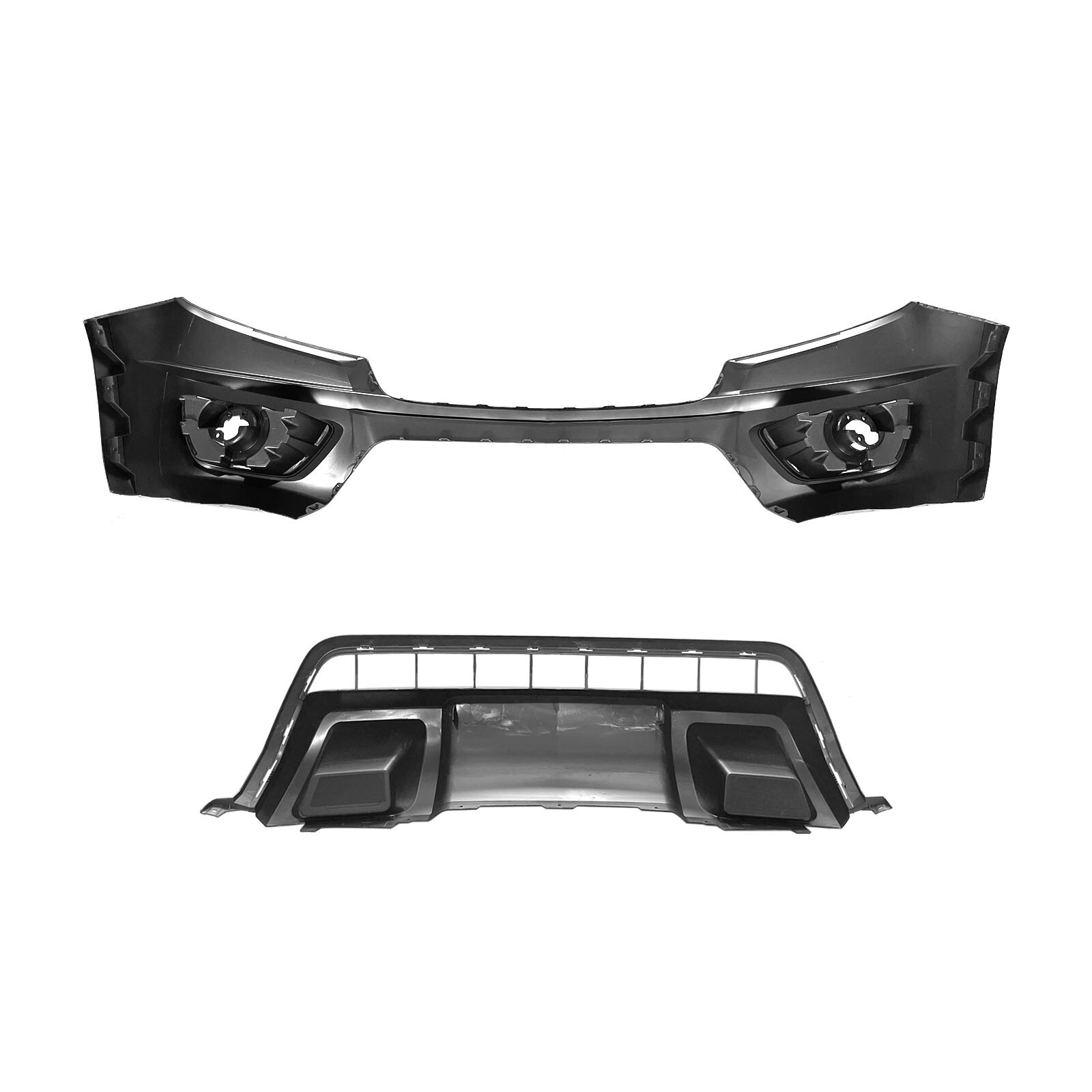 For 2015-2020 Chevy Colorado Front Upper Bumper Cover & Skid Plate Primed