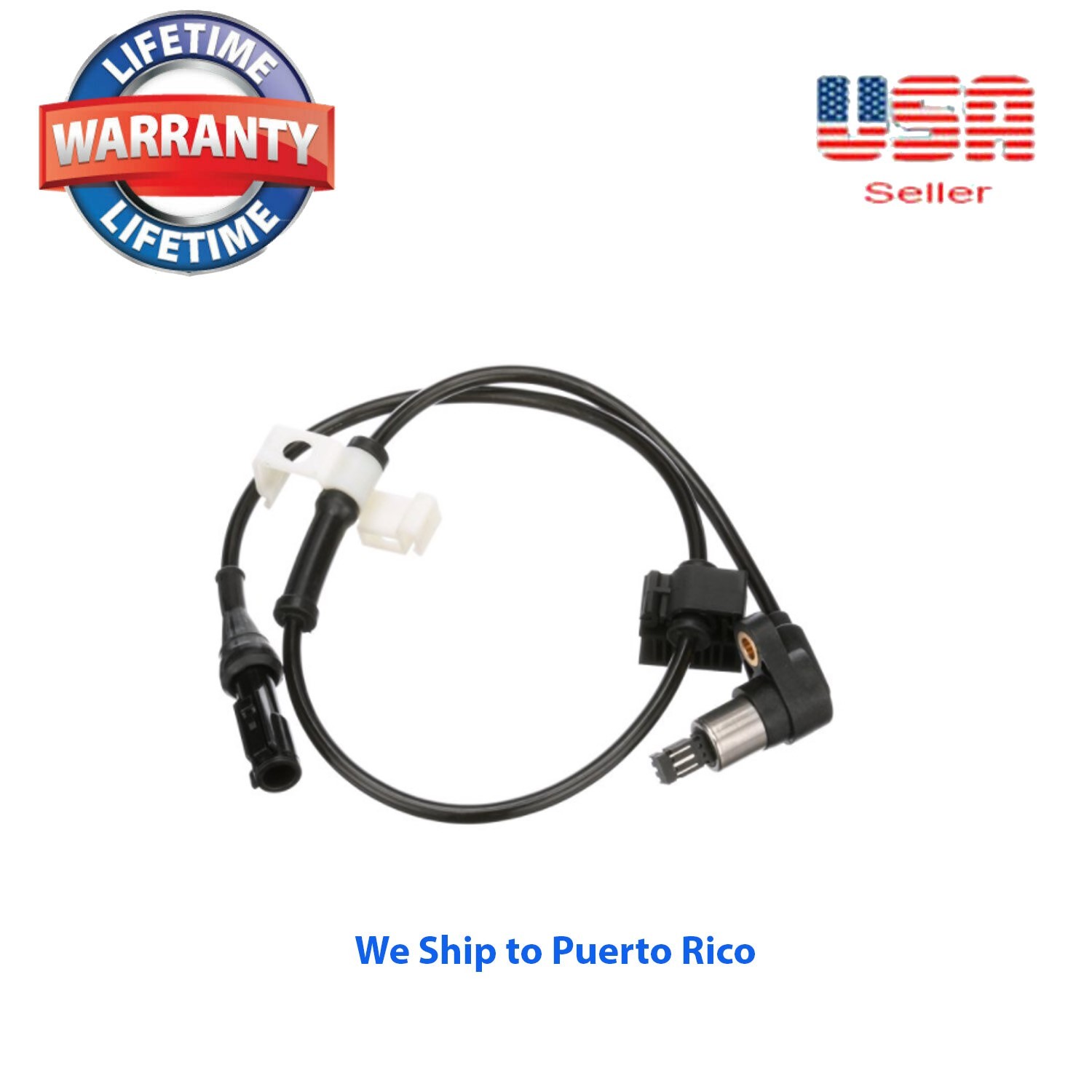 2 ABS Wheel Speed Sensor Front Left & Right Fit: F100 F150 F250 F350 97-03 RWD
