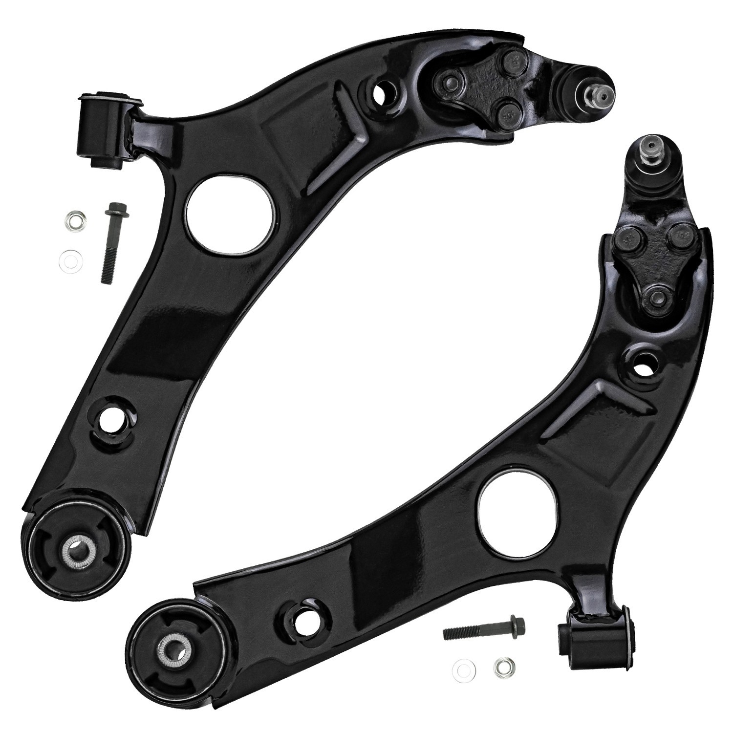 Front Lower Control Arms Sway Bar Links Tie Rods for Hyundai Sonata Kia Optima