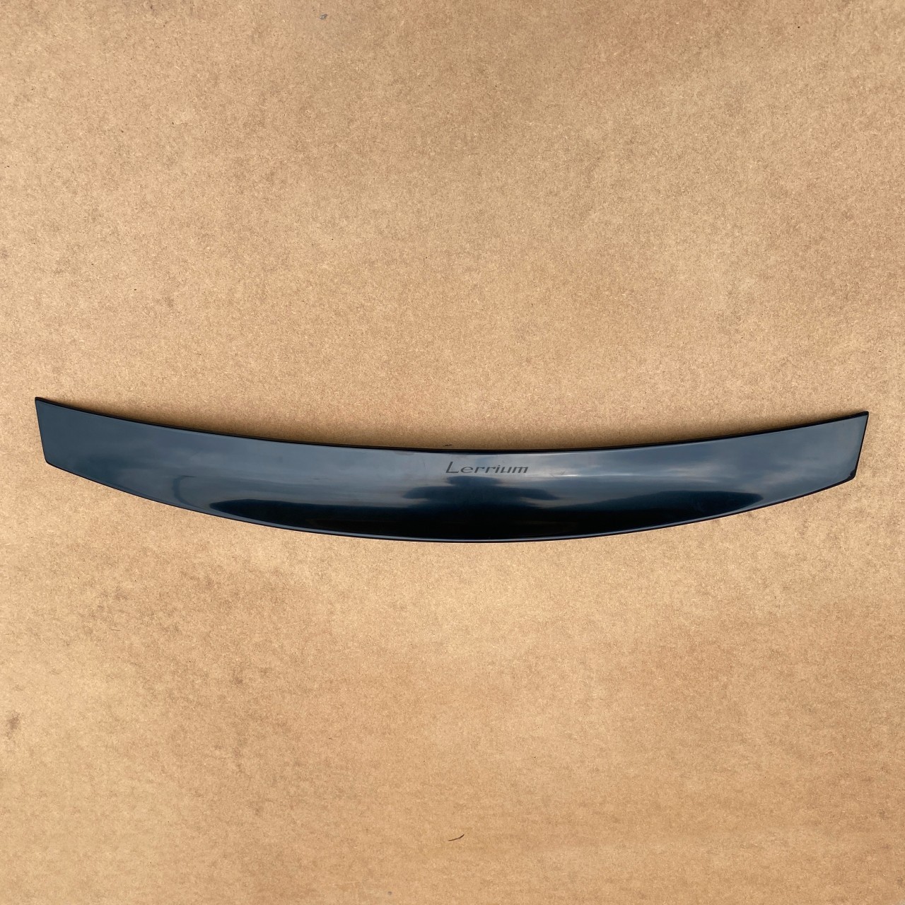 BMW E46 convertible cabrio rear trunk spoiler lip CSL black smooth abs plastic