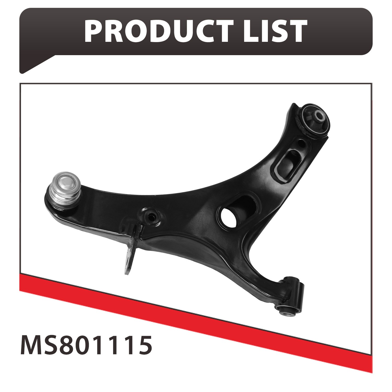 1X Front Right Lower Control Arm Ball Joint for Subaru Legacy Outback 10-14 Kit