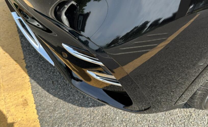 Fit For Benz GLC X254 2023-2024 ABS Chrome Front Fog Light Lamp Strip Trim 4PCS
