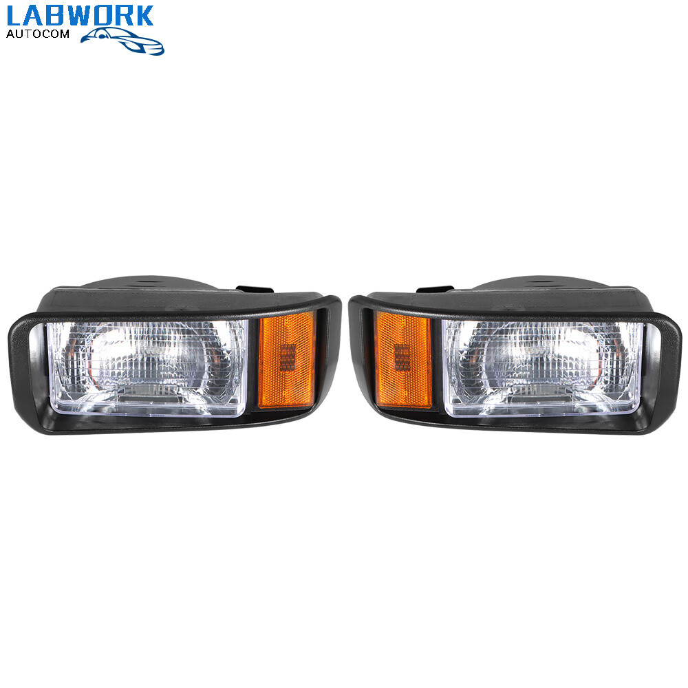 For Club Car DS Factory Size Driver/Passenger Headlights#101988001/101988002