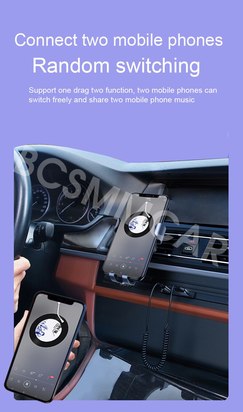 Wireless Bluetooth Receiver Transmitter Adapter For Speaker/Headphone/Car Audio
