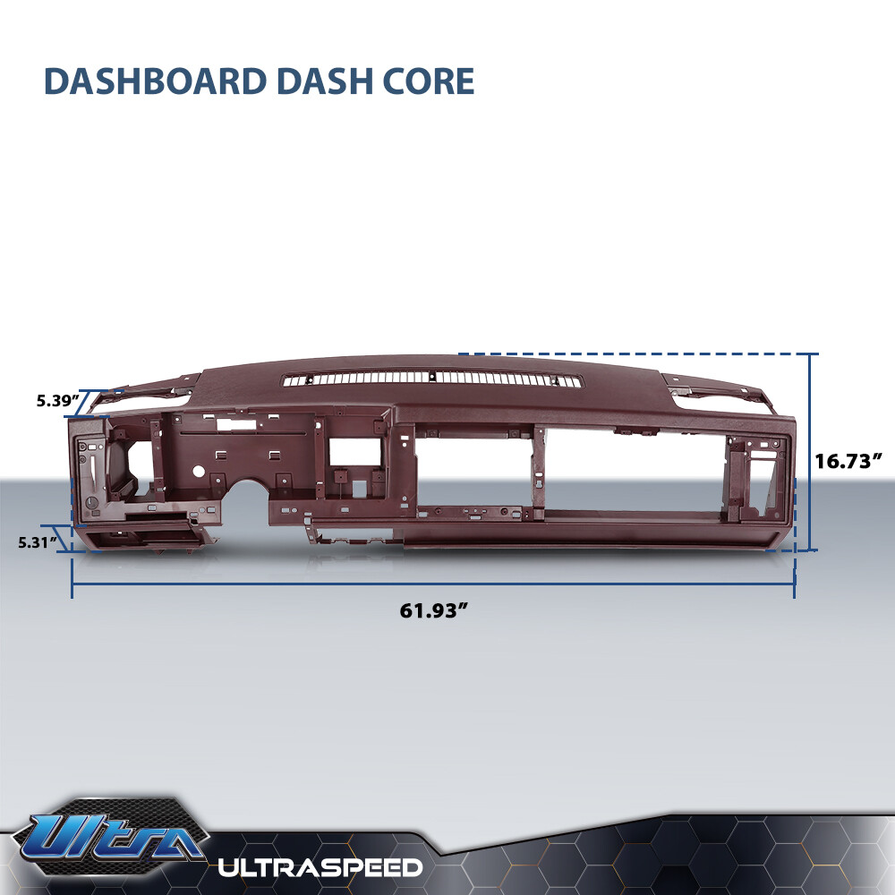 Dashboard Dash Core Red Fit For 1988-1994 Chevy GMC C/K Truck Suburban Blazer