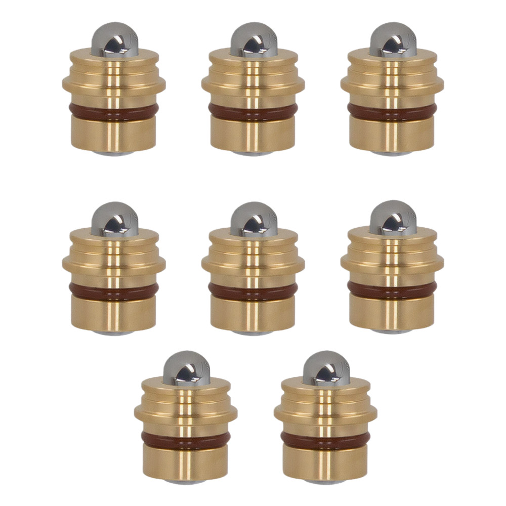 8Pcs Valve Plunger Kits Fits For Caterpillar 216B,226B,232B,236B,242B,246B,252B