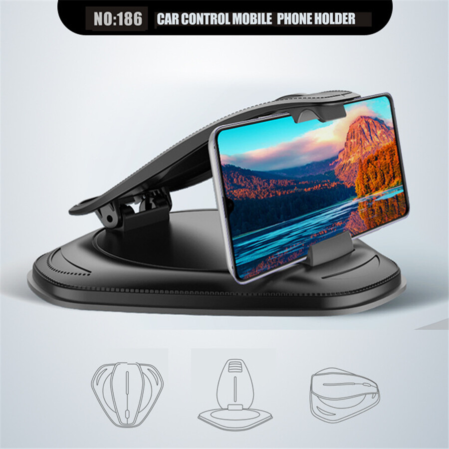 Car Dashboard Mat Mount Holder Pad Stand Anti-slip For 3″-7″ Mobile Phone GPS