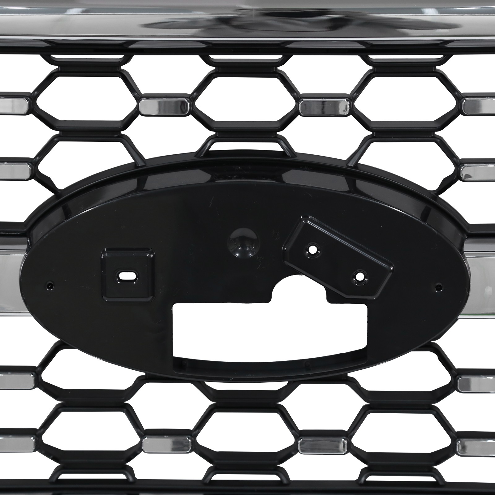 Front Upper Grille Grill Chrome Platinum For Ford F-150 2021 2022 2023 FO1200678
