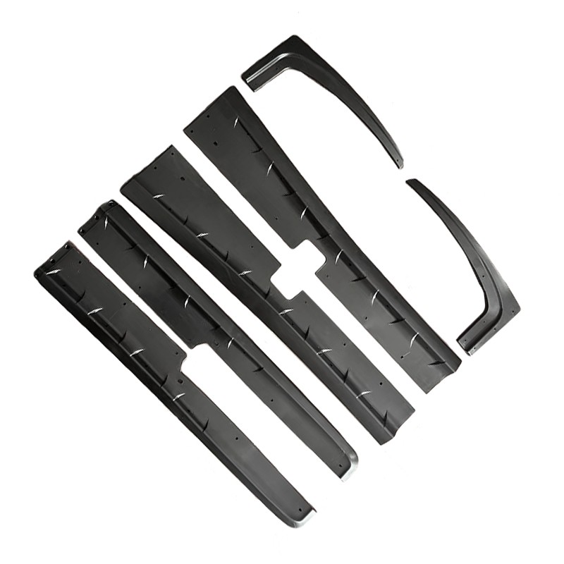 For Corvette 97-04 C5 | ZR1 ABS Plastic Matte Black Side Skirts Panel & Mud Flap