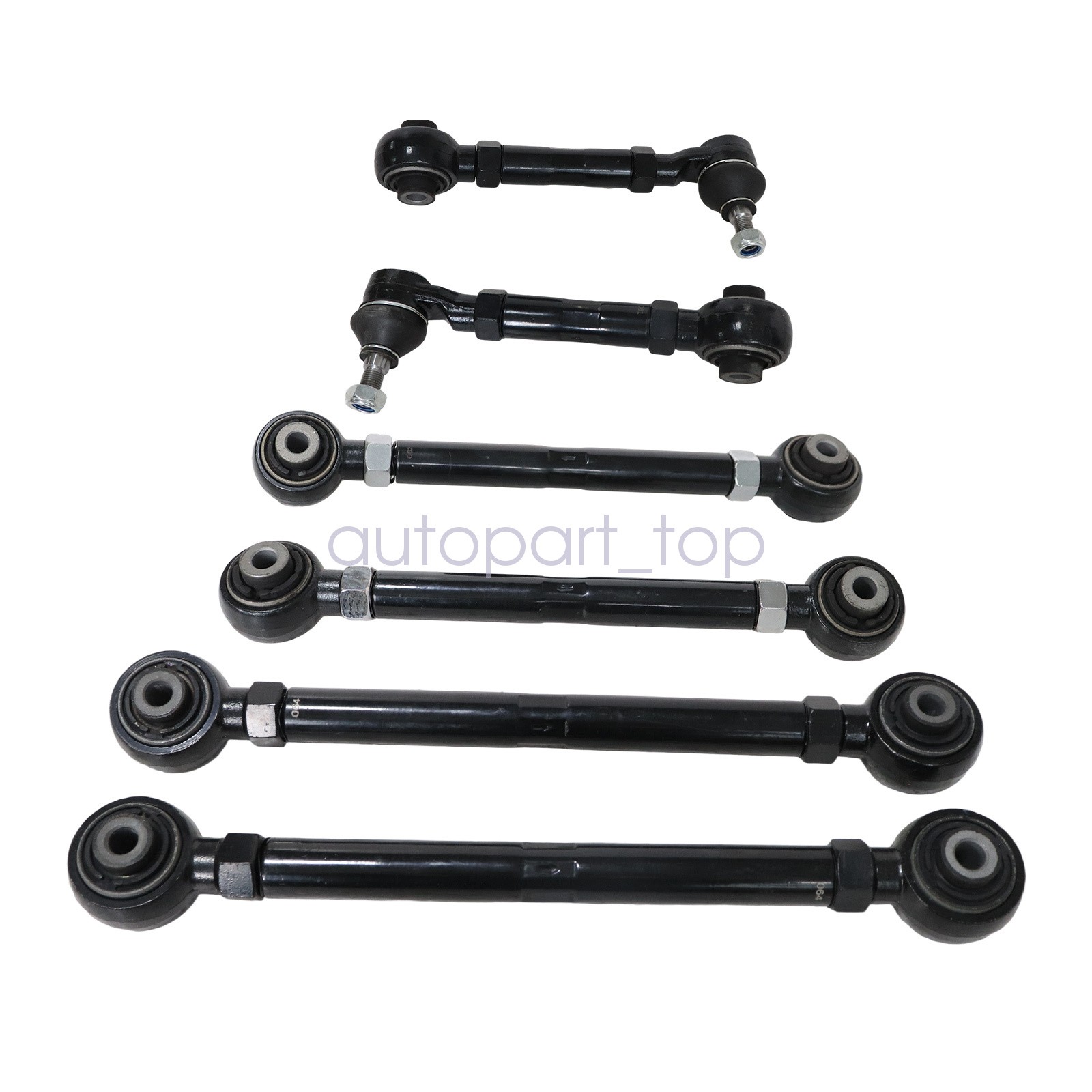 Rear Upper + Lower Control Camber Arms For 2003-2007 Honda Accord 6Pcs US