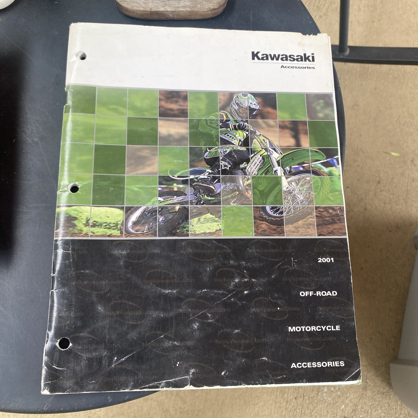 Kawasaki 2001 Off Road Motorcycle Accessories Book