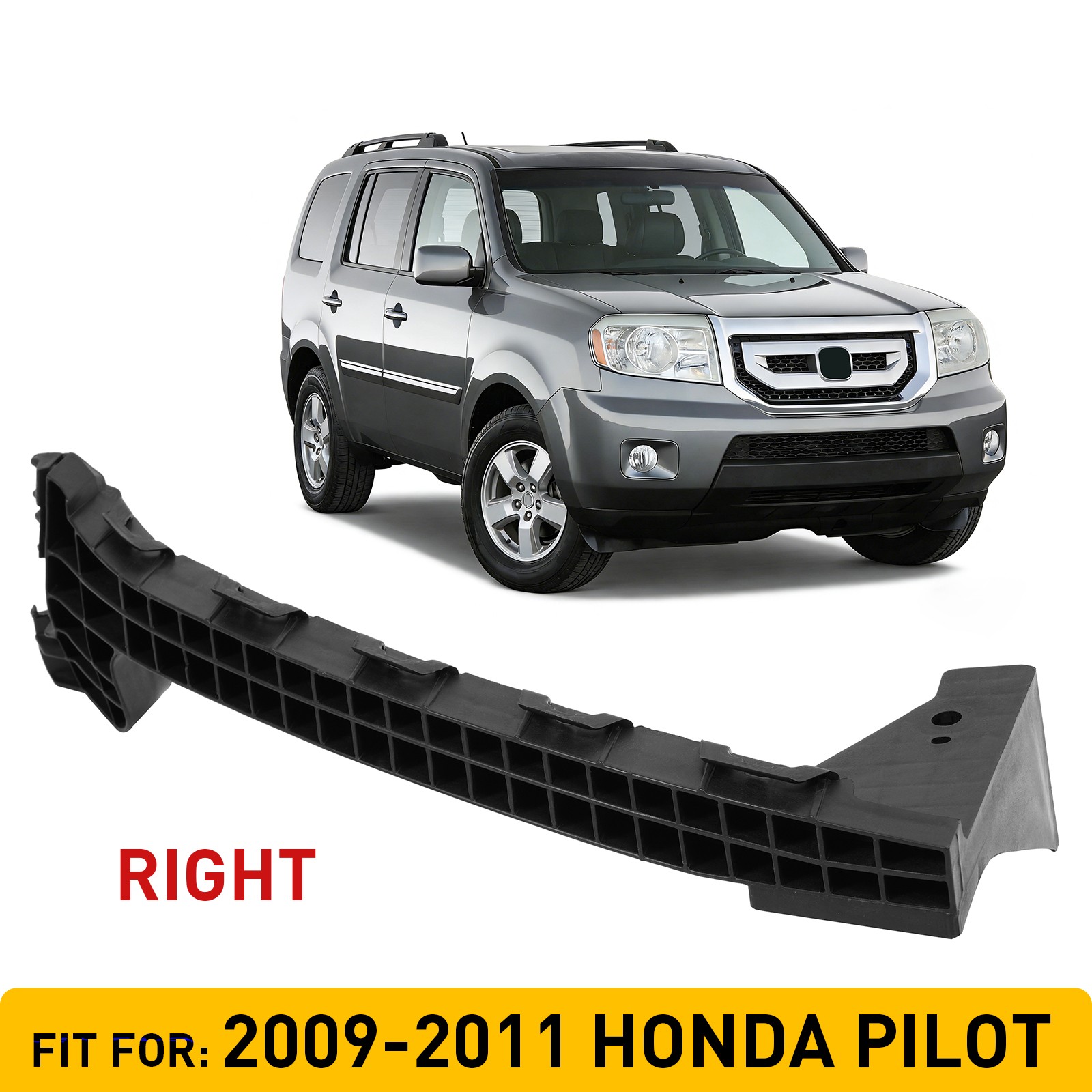 Front Upper Bumper Headlight Bracket Right For Honda Pilot 09-11 #71140-SZA-A00