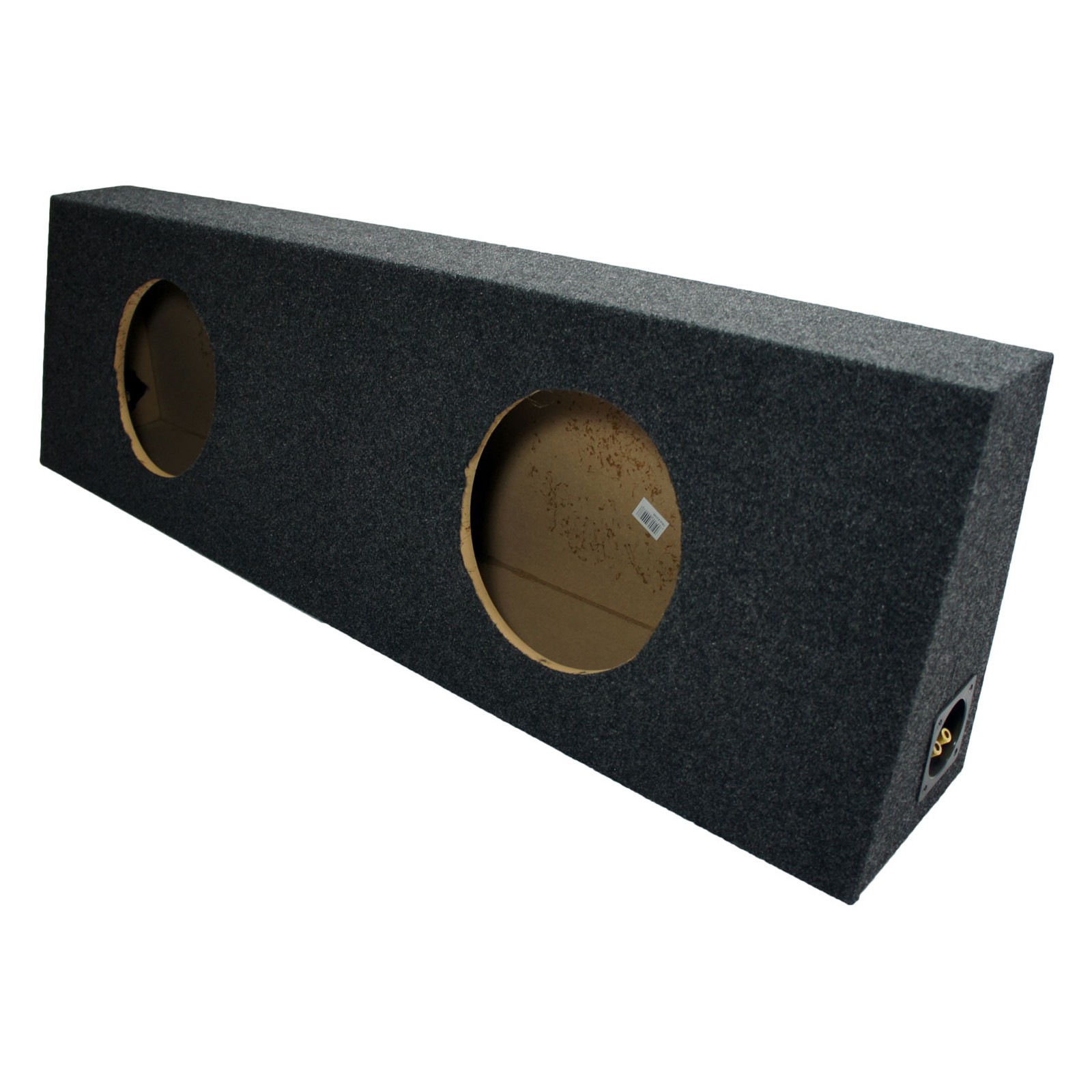 Dual 10″ Subwoofer Regular Standard Cab Truck Sub Box Enclosure Speaker Slim