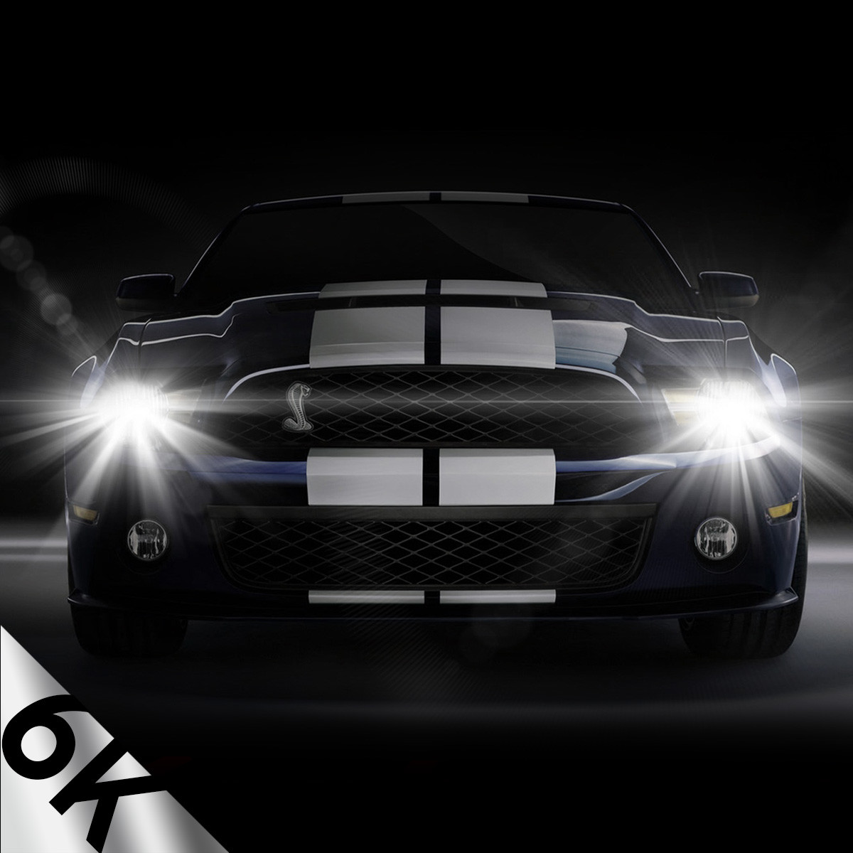 XENTEC LED HID Headlight Conversion kit 9012 6000K for 2013-2015 Dodge Dart