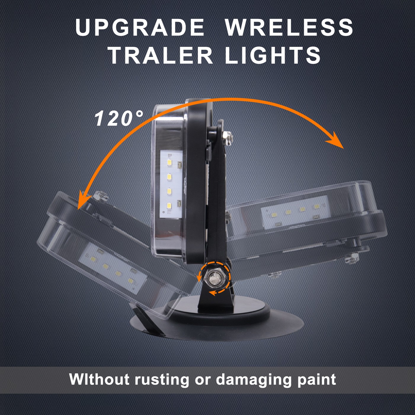 Wireless Magnetic Trailer Lights Kit for Trucks, Boats, RVs – IP67 Waterproof
