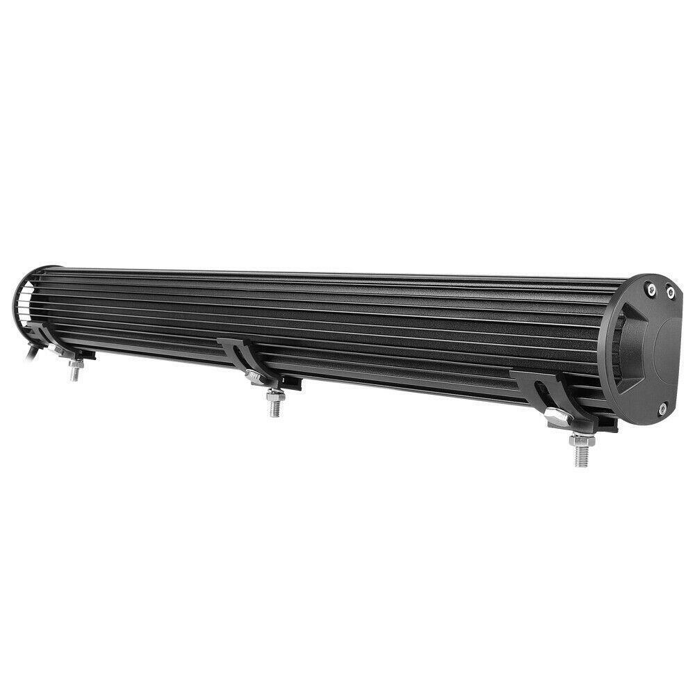 28″ inch Led Light Bar Dual Row Spot Flood Combo Work 4WD Truck SUV ATV Mounts