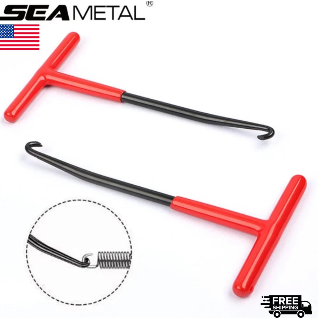 T-Shaped Exhaust Spring Puller with Rubber Grip – Essential Tool for Motorcycles