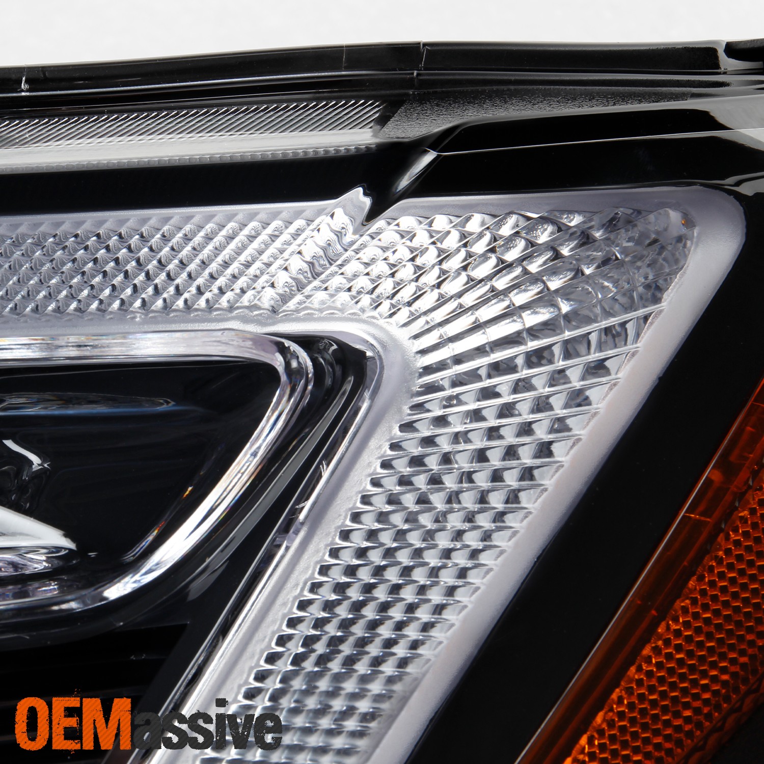 For 2016-2021 Honda Pilot/ Ridgeline 17-20 [Halogen Type] Headlights Pair Black