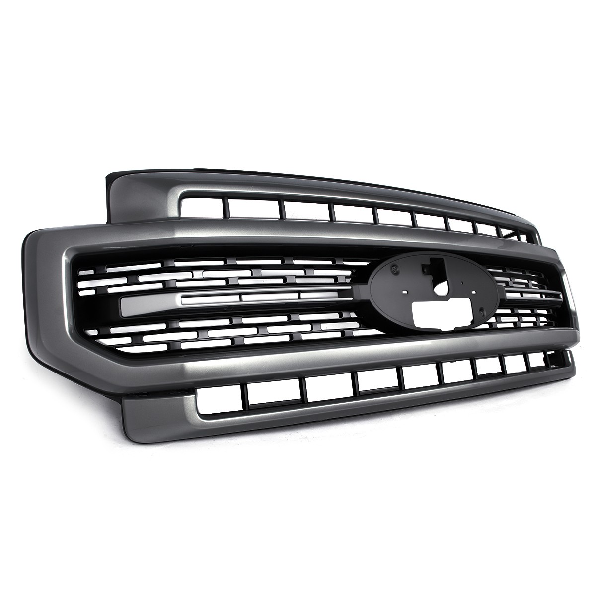Carbonized Gray Front Bumper Grille For 2020-2022 Ford F250 F350 F450 Super Duty
