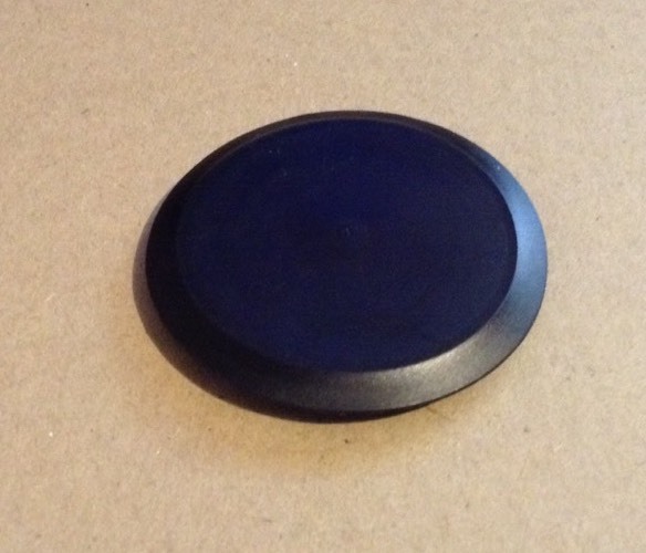 2″ (2.0 Inch) Flush Mount Black Plastic Body and Sheet Metal Hole Plug
