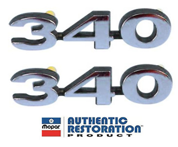 2998880 70 71 72 73 Dart Swinger Demon 340 hood scoop Emblem set 3612874
