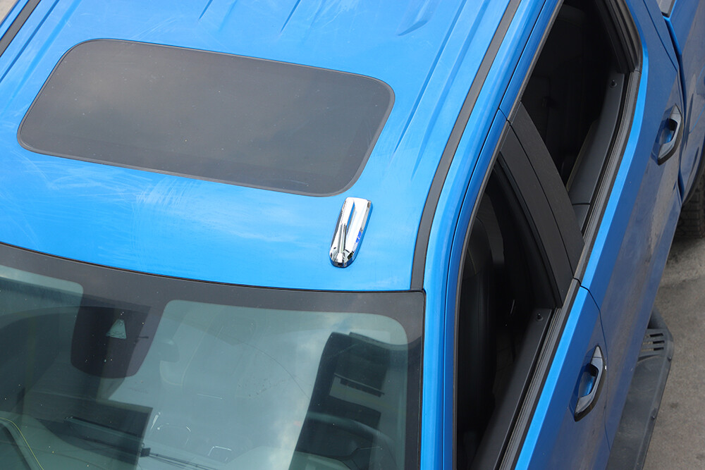 Chrome Plated Antenna Cover Trim Frame Exterior For 2019+ Chevrolet Silverado 1X