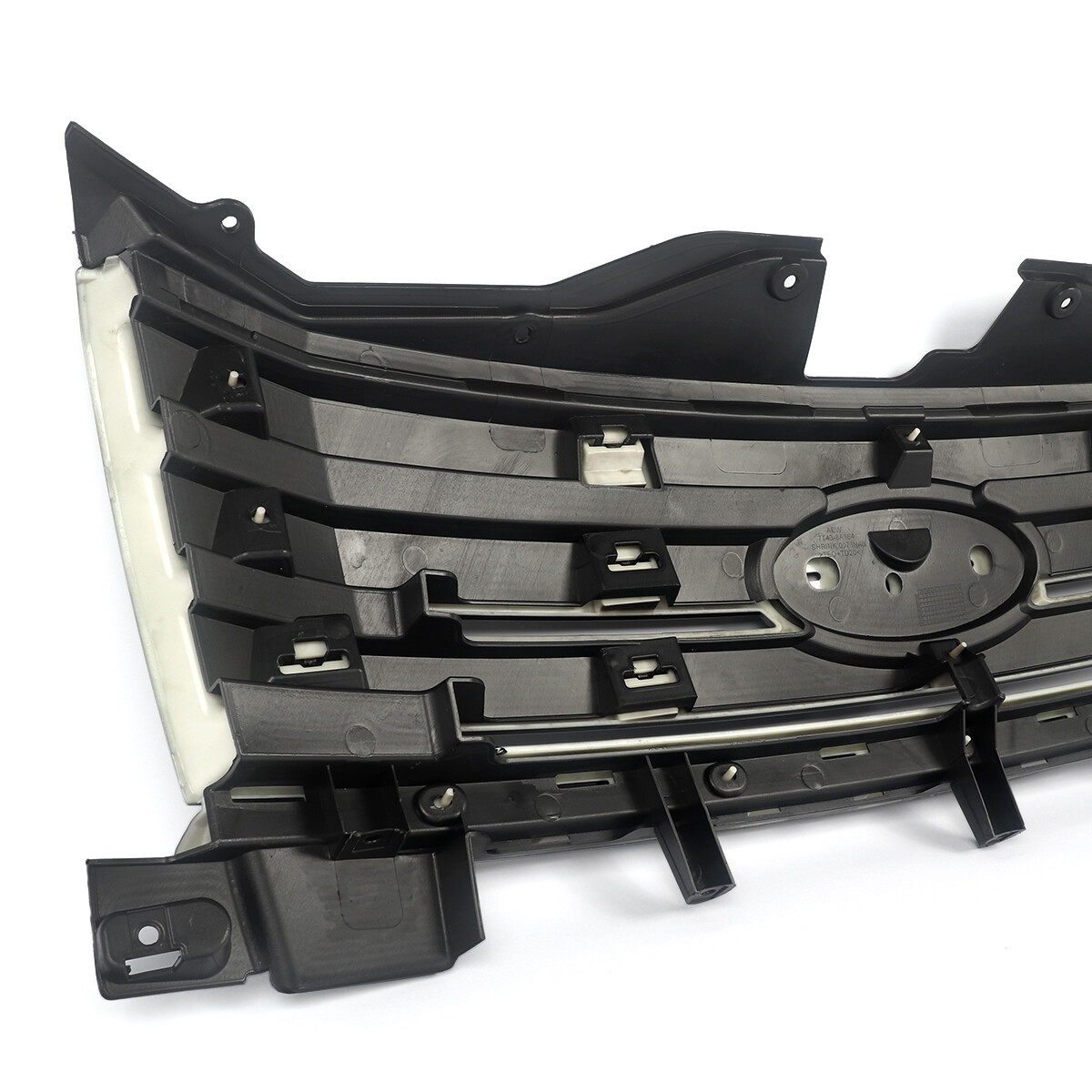 For Ford Edge 2007-2010 Gloss Black Complete Bumper Upper Grille Grill Assembly