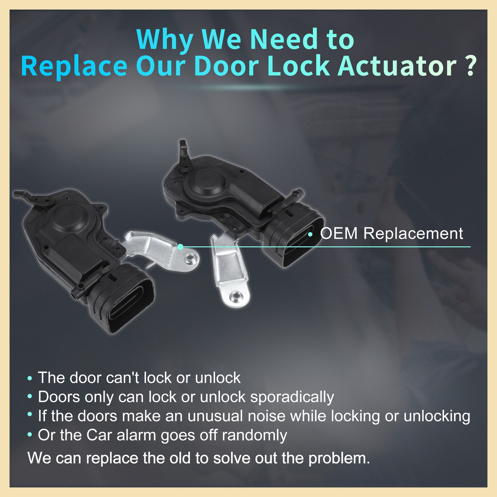2Pair Front Rear Left Right Door Lock Actuator for Toyota 4Runner 6914035060