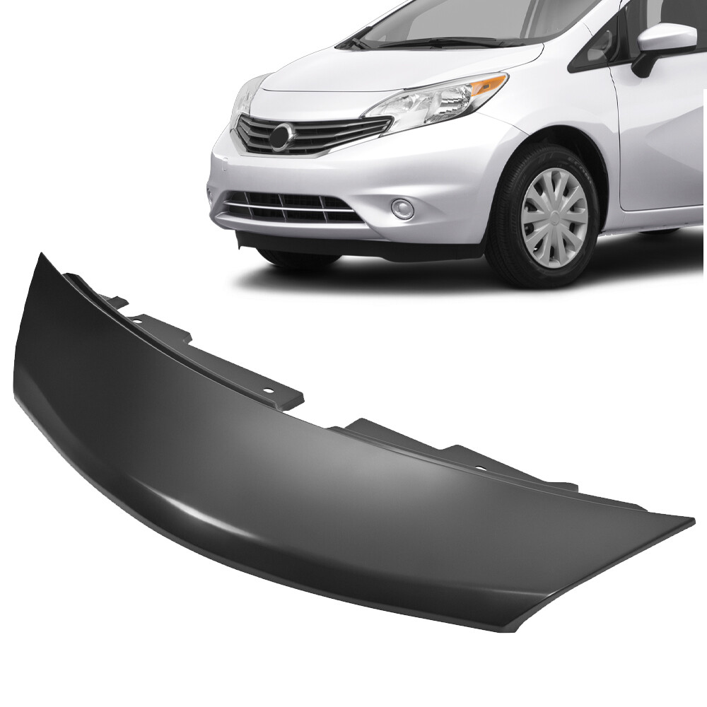 Front Upper Black Grille Cover Hood Molding ABS For 2014-2017 Nissan Versa Note