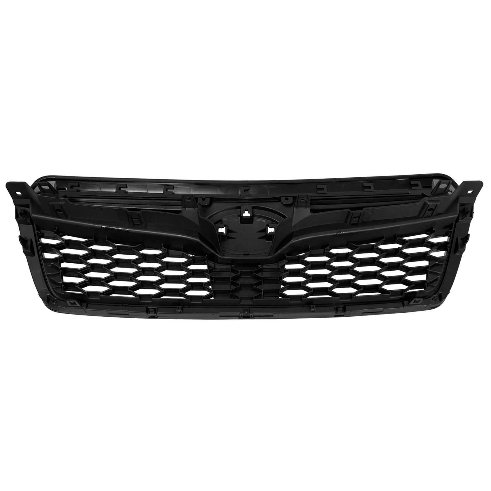Front Bumper Upper Grille Plastic Black Set For 2014-2018 Subaru Forester