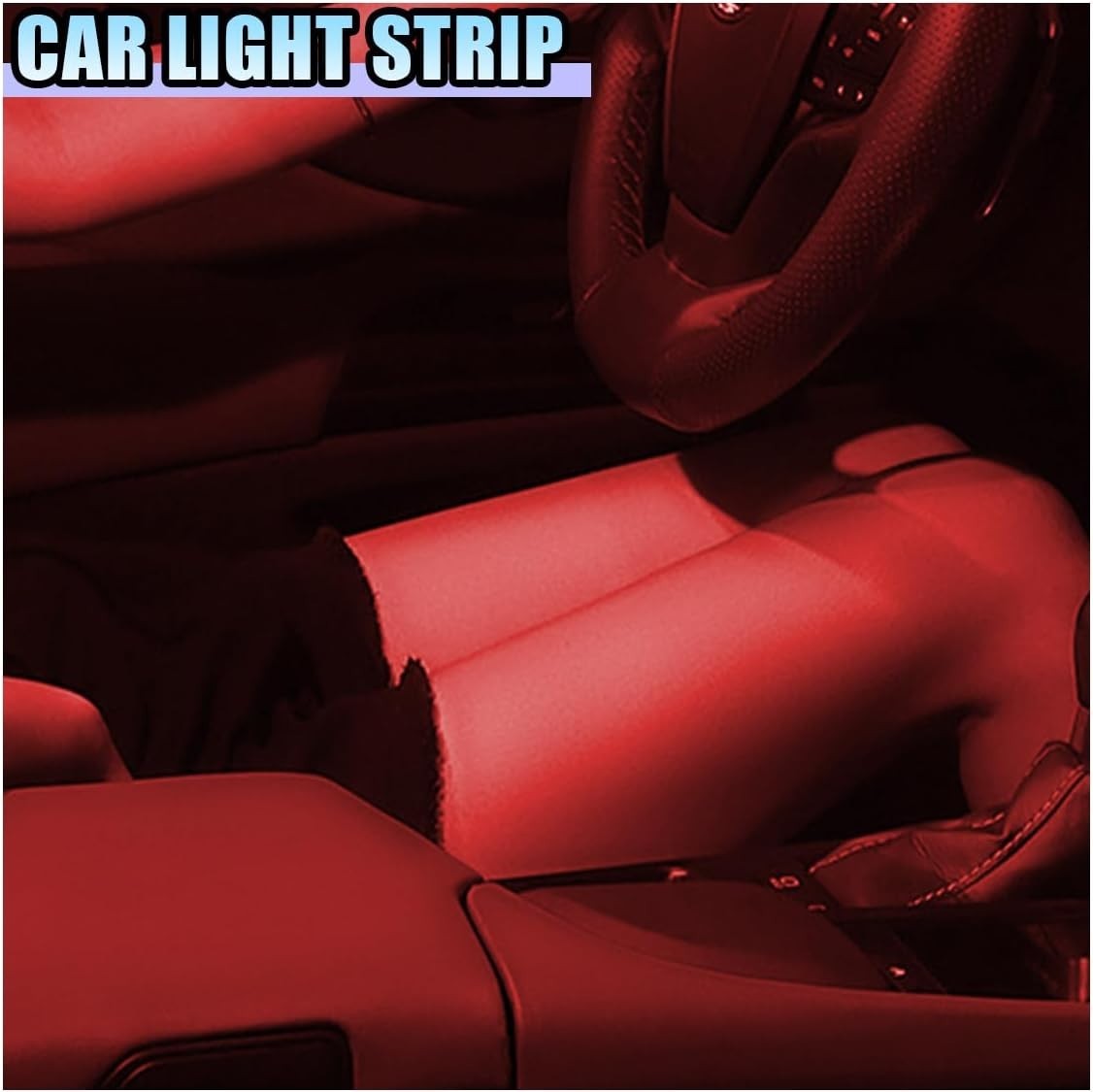 4PCS DC 12V Waterproof Car LED Light Strip, 30CM/1Ft 3528 15SMD Car Underbody…