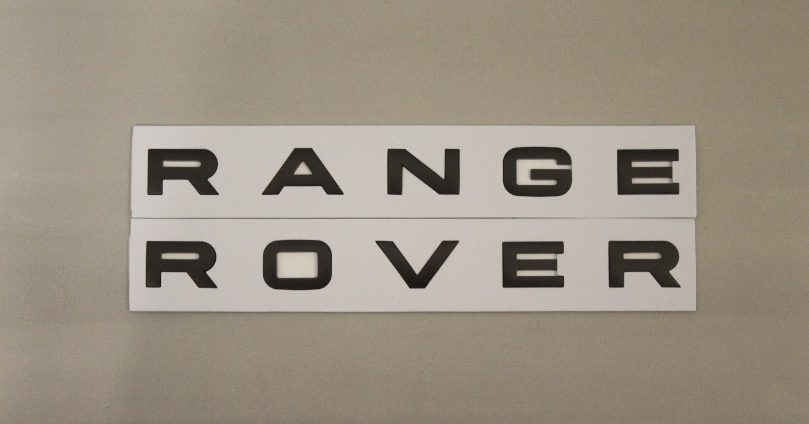 Range Rover Letters Emblem Front Hood Trunk Replacement Nameplate Black 2003-09