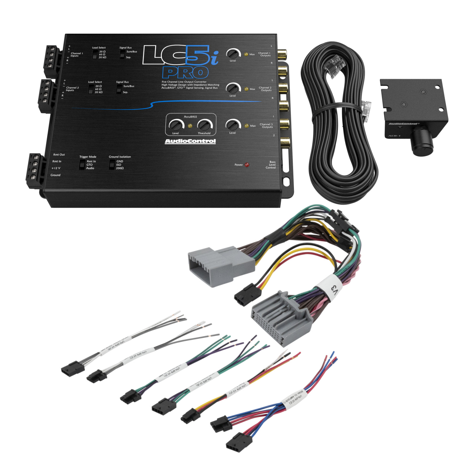 AudioControl LC5i PRO+LPHHD04 Amplifier Integration Solution for Non-Amp Honda
