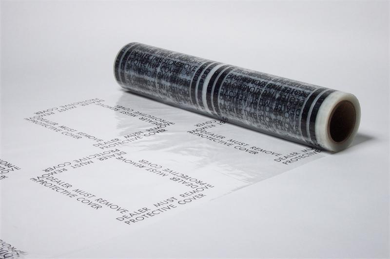 PROTECTIVE PLASTIC ADHESIVE FLOOR MATS 4MIl. 21″X24″X 200FT. (super sticky)