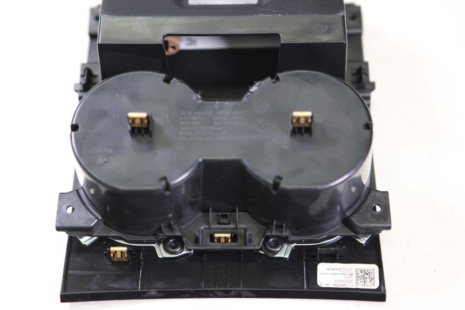 Tesla Model 3 Center Console Cup Holder Assembly 1095617-00-C 1087990-00-B D6