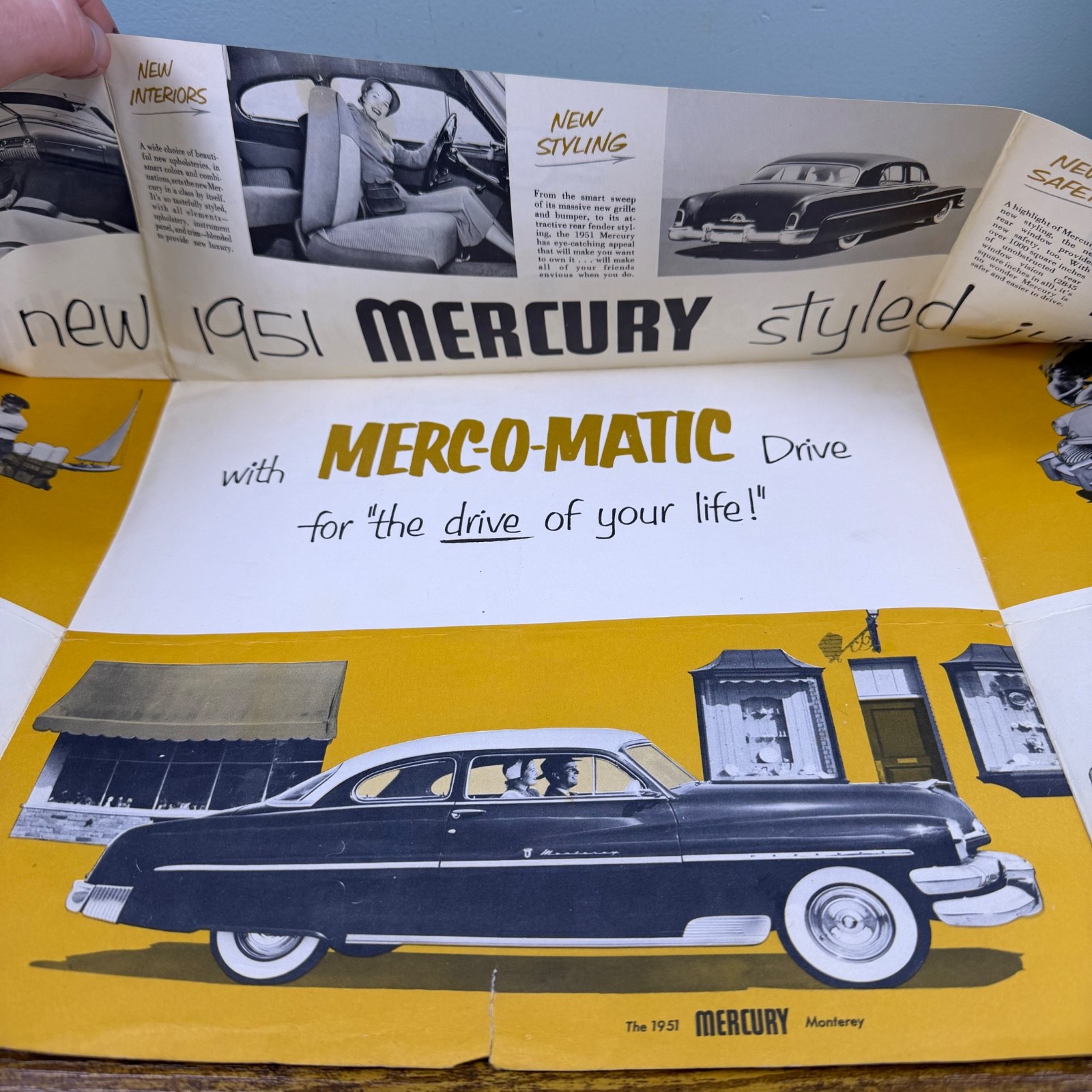1951 Mercury Mercury O Matic Touch O Matic Sales Brochure Buyer Catalog